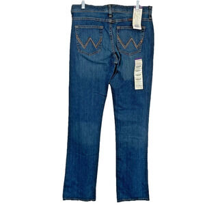 Wrangler Q-Baby Ultimate Riding Jeans Women's 9/10x38 Medium Wash Boot Cut New
